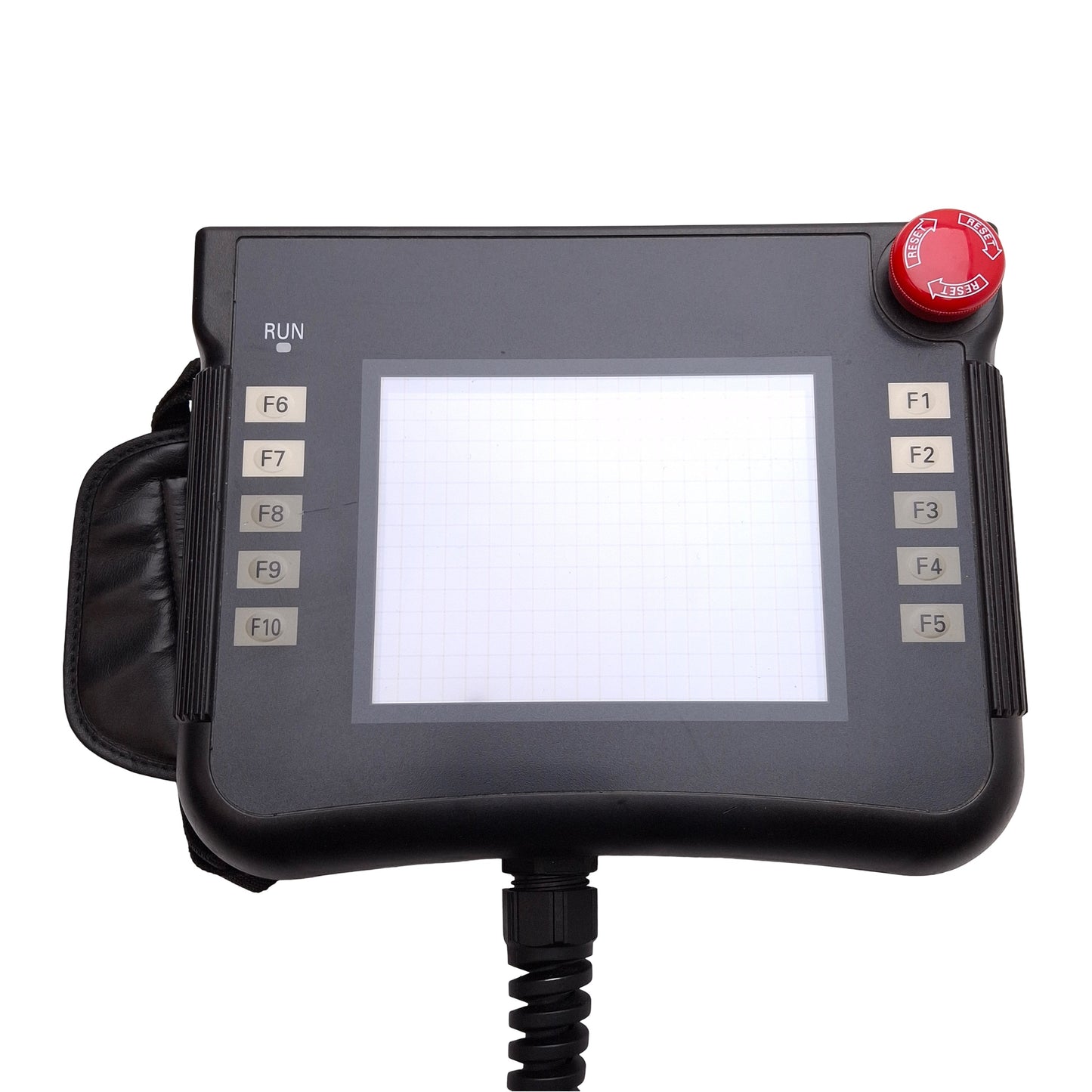 Used Omron NSH5-SQR00B-V2 Handheld Programmable Terminal, 5.7in STN 320x240, 24VDC