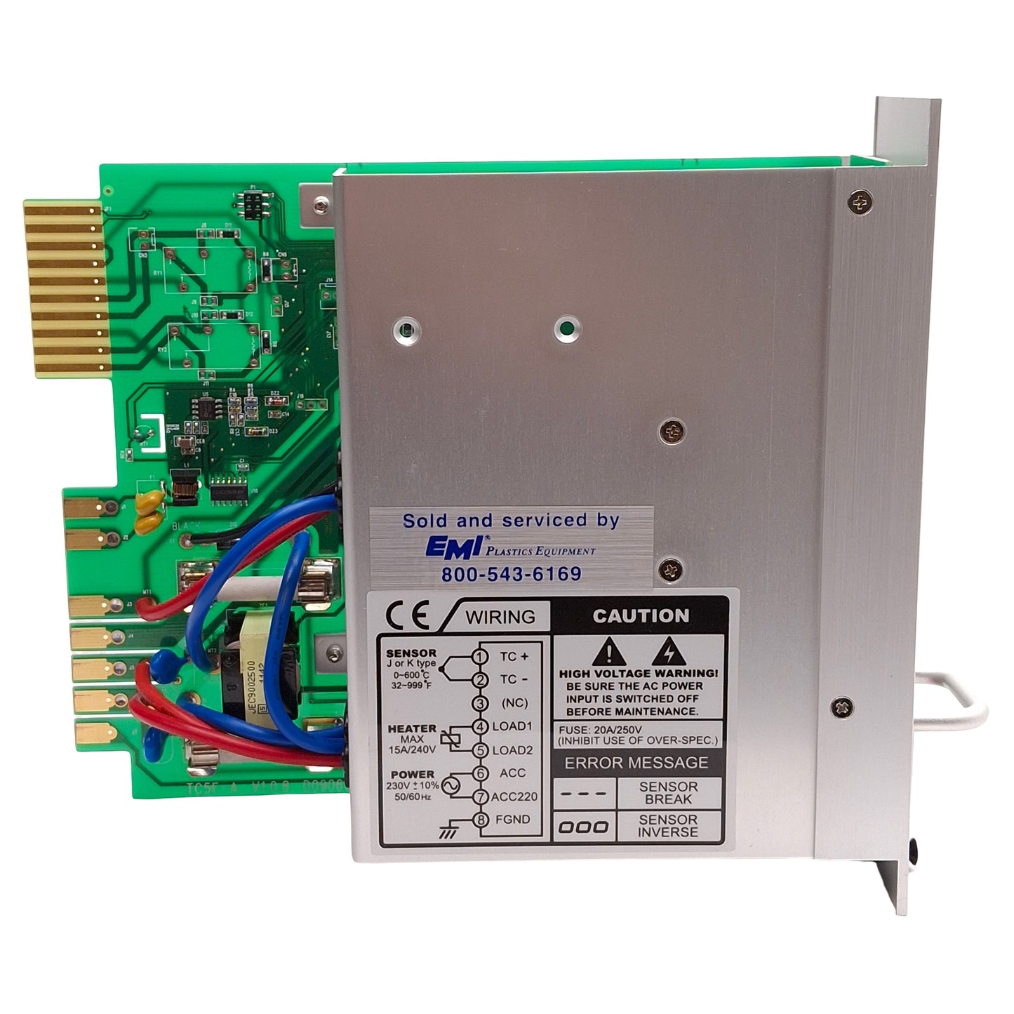 Used Arico TC5F-A Temperature Control Module, J or K Type TC, 32-999°F, 230VAC