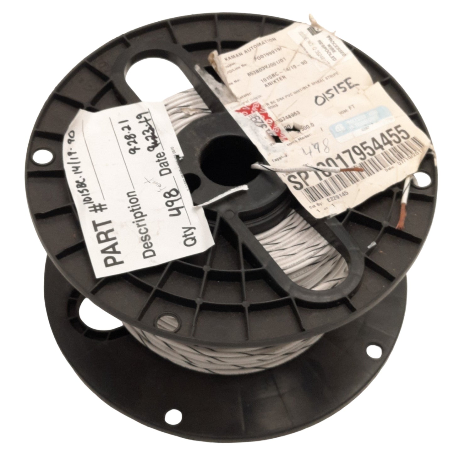 Used Anixter 1015BC-14/19-90 Hook-Up Wire 14AWG, 600V, ø0129in, 498ft Length