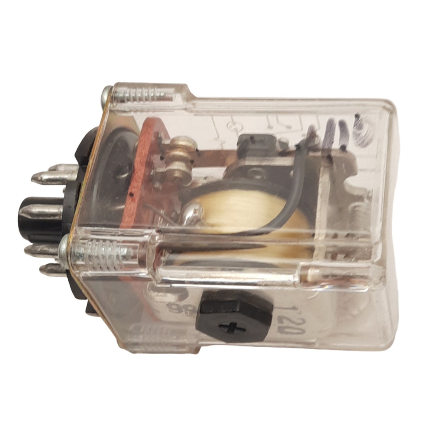 Used Potter & Brumfield KRP-11AN-120 Plug-In Relay, DPDT, 8-Pin, 10A Max, 120VAC Coil