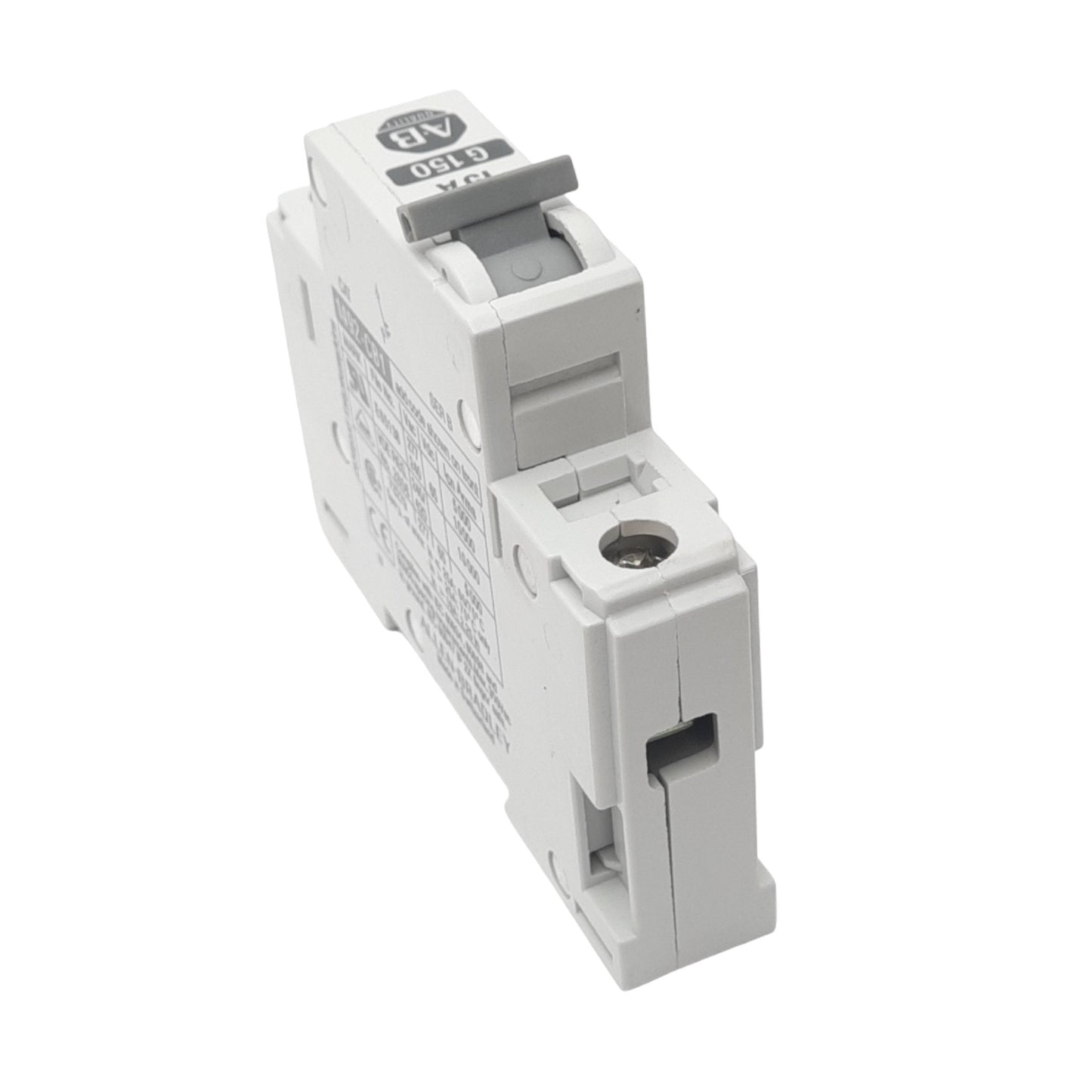 Used Allen Bradley 1492-CB1G150 Circuit Breaker, 1-Pole, 15A, 277VAC Max, DIN Rail