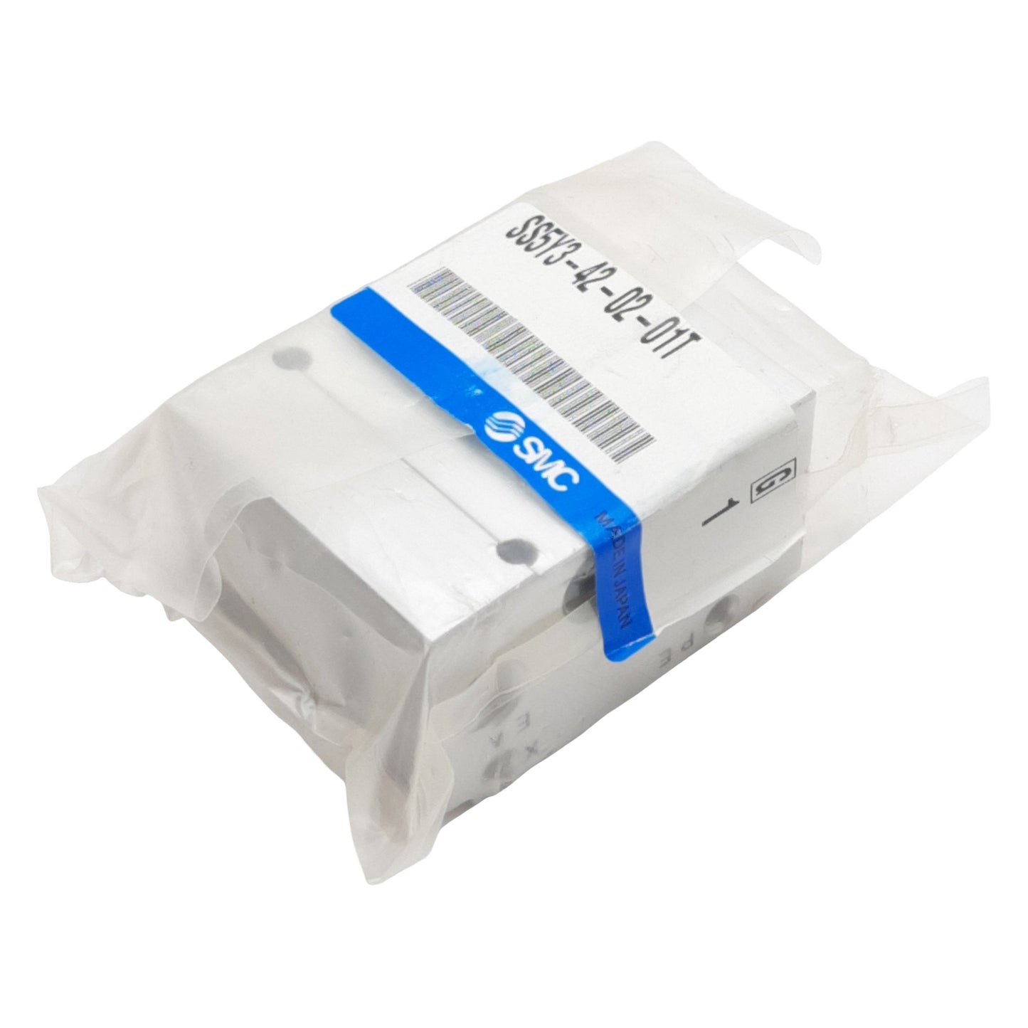 New SMC SS5Y3-42-02-01T Bar Stock Manifold, 5-Port, 1/8in NPTF, 2 Stations