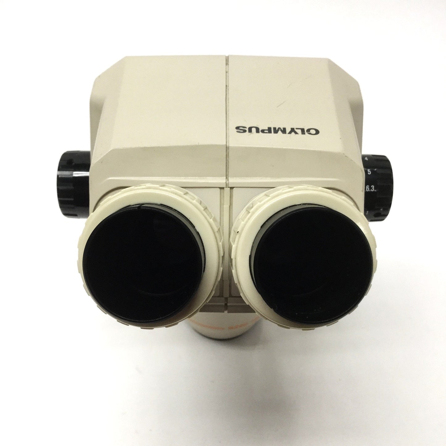 Used Olympus SZ6045 Stereo Zoom Microscope Body, 1-6.3x Magnification, 100mm WD