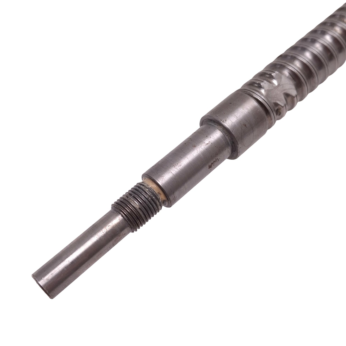 Used Hiwin Rolled Ball Screw Assembly, ø16mm x 685mm Thread, 5mm Lead, 780mm Length