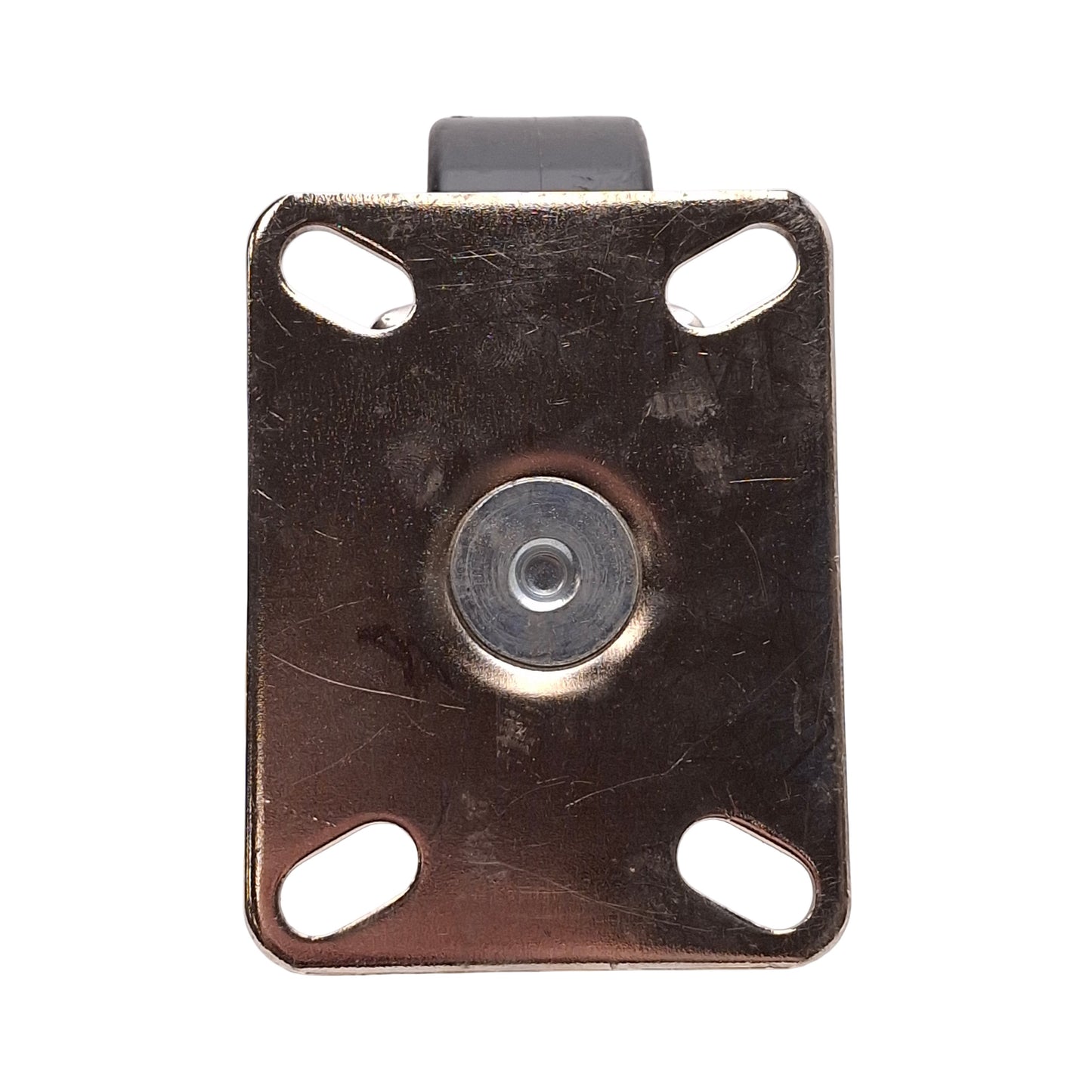 Used Lot of 4 Top Plate Swivel Caster, ø4" Wheel, 5.25" Height, 4.125" x 3.125" Plate