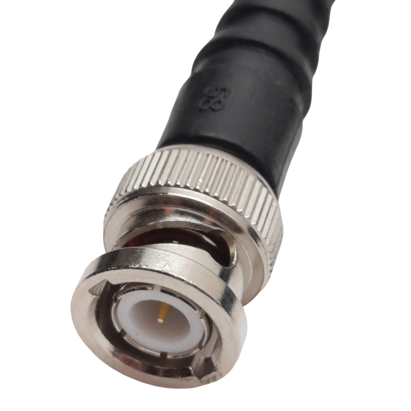 Used Lot of 3 Male BNC to Right Angle Male BNC Cable 6ft Length, Bayonet Lock