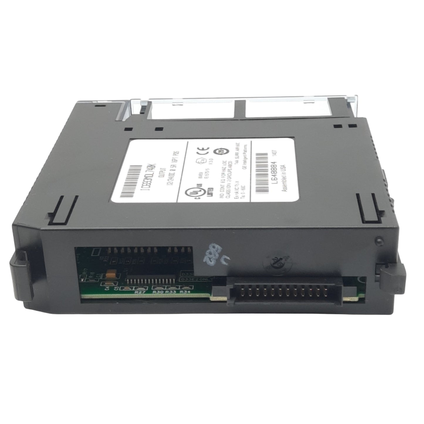 Used GE Fanuc IC693MDL740K PLC Output Module for 90-30 PLC, 12/24VDC, 0.5A, 16-Point