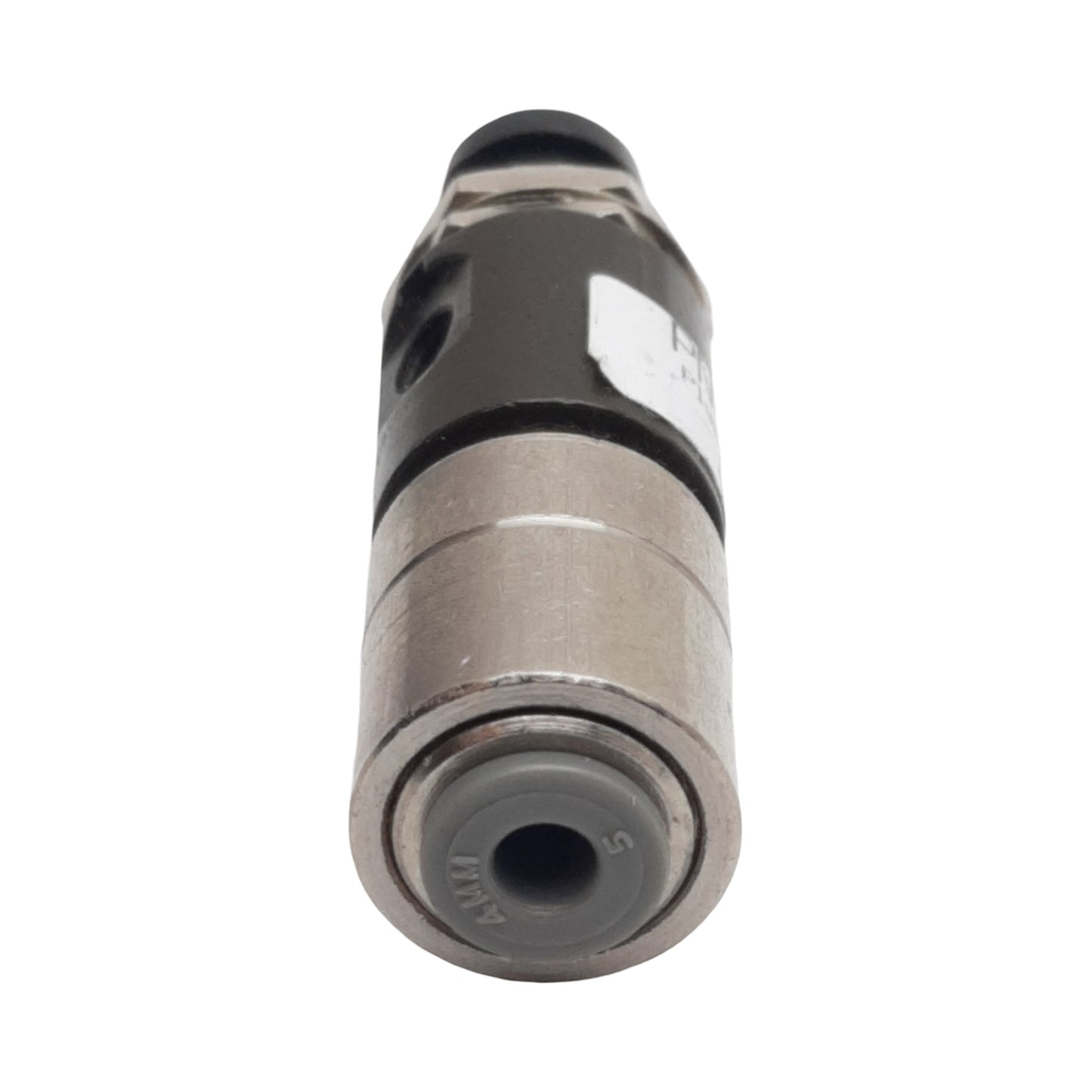 Used Pneumadyne A0-30-7 Pushbutton Control Valve 3-Way NC ø5/16in Tube, #10-32 125psi
