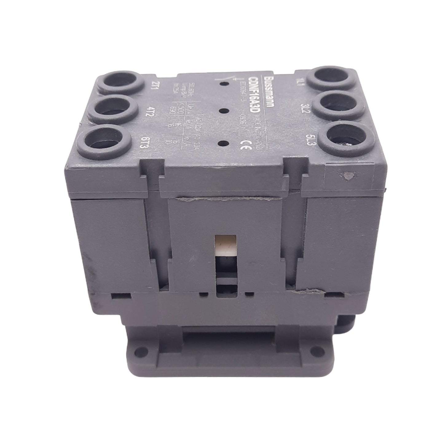Used Eaton Bussmann CDNF16A3D Disconnect Switch, 3-Pole NO, 16A, 600VAC Max
