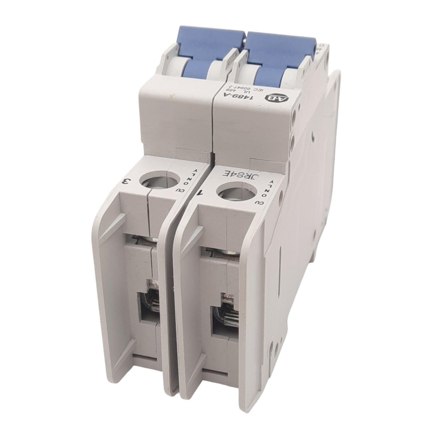 Used Allen Bradley 1489-A2C100 Circuit Breaker, 2-Pole, 10A, 480Y/277VAC Max