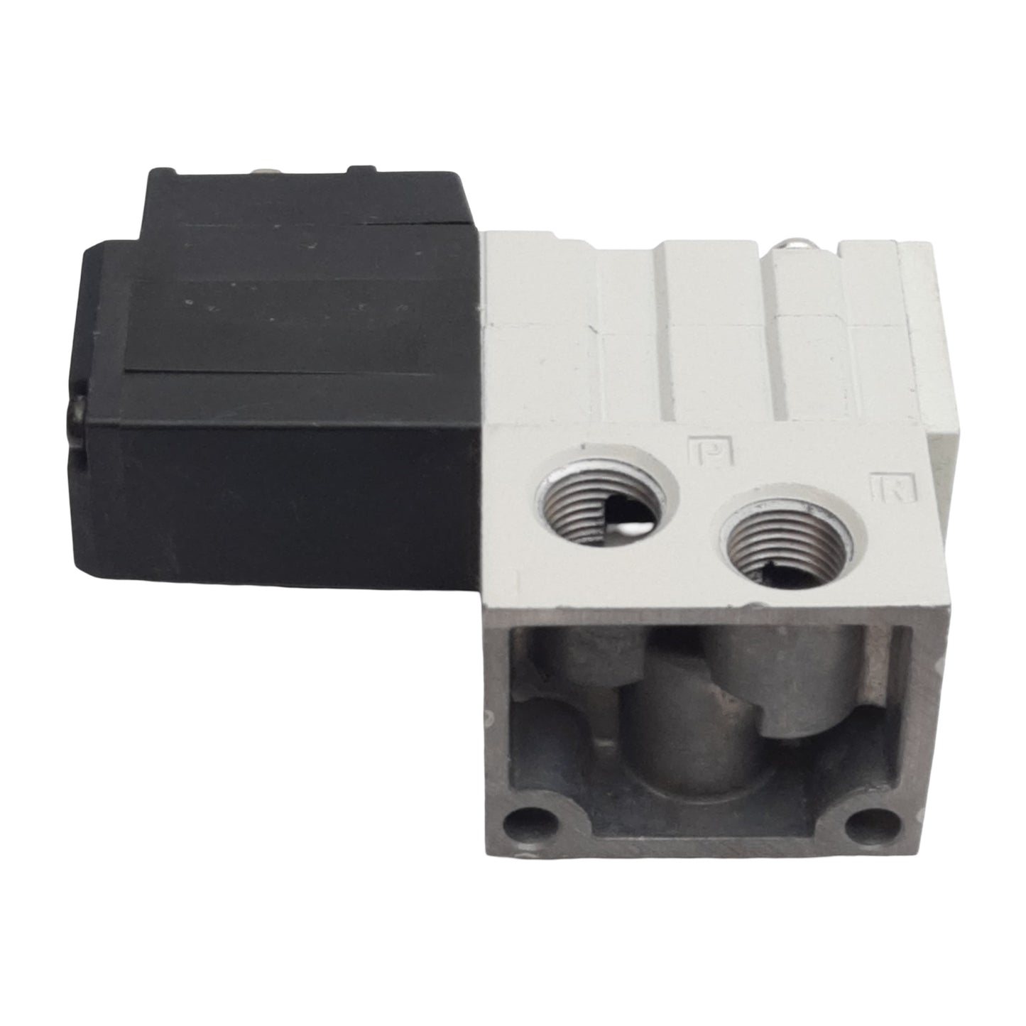 Used SMC NVKF334-5DZ-01 Solenoid Valve, 3/2-Way, 1/8in Rc, 0-0.7MPa, 24VDC Coil