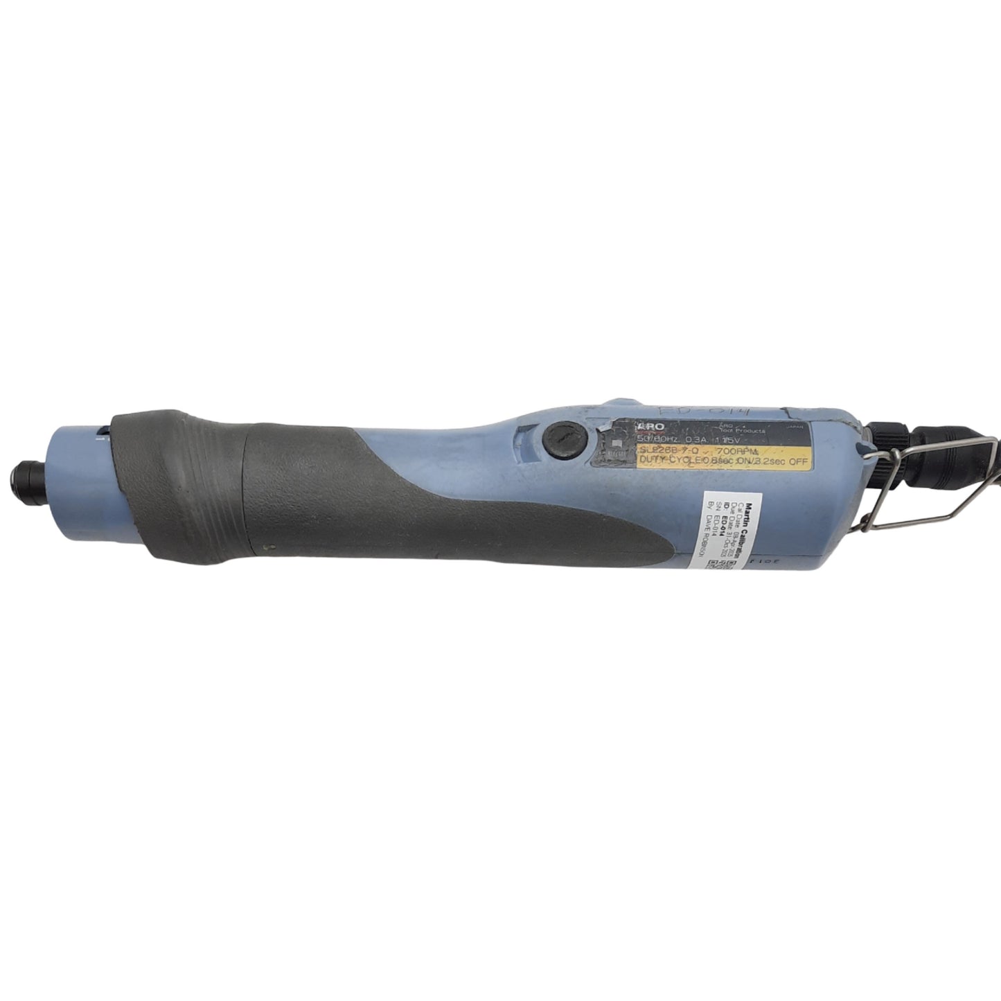 Used ARO SLE26B-7-Q Push to Start Electric Screwdriver 26in-lb Torque, 700rpm, 115VAC