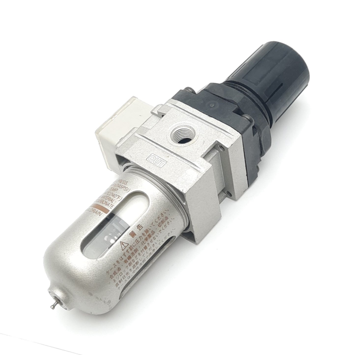 Used SMC NAW2001-N01B-C-X137 Pneumatic Filter/Regulator, 0.05-0.85MPa Set, 1.0MPa Max