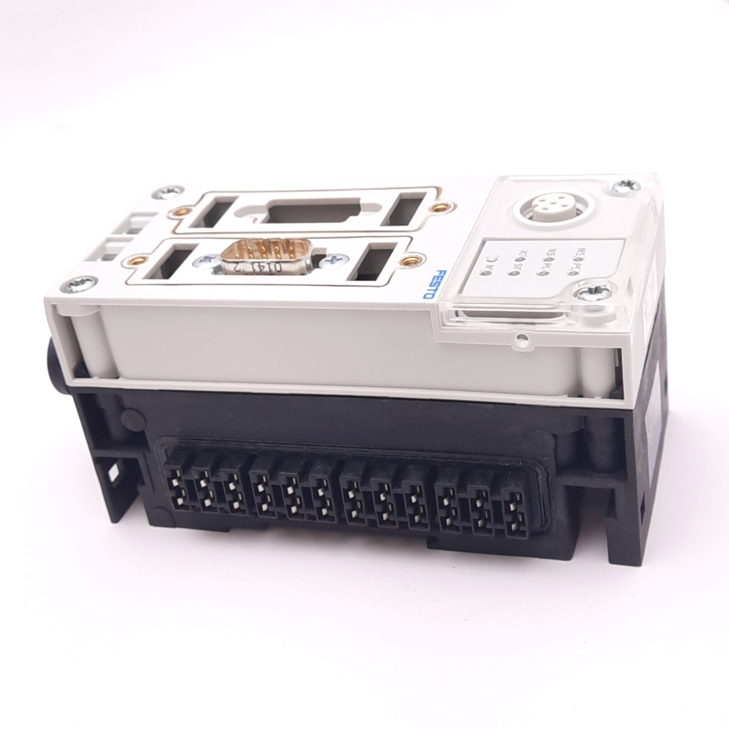Used Festo CPX-FB11 DeviceNet Bus Node for CPX Series, 24VDC, M12 5-Pin, DB9M