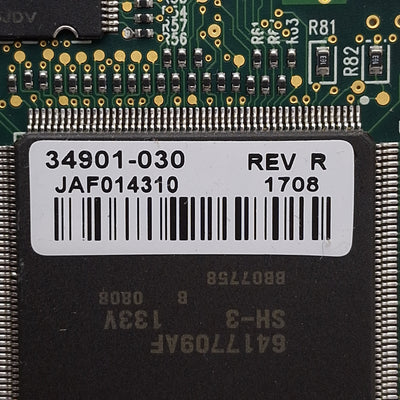 Used Zebra 34901-030 Rev R Main Control Board, Serial, USB, For 170XiIII+ Printer