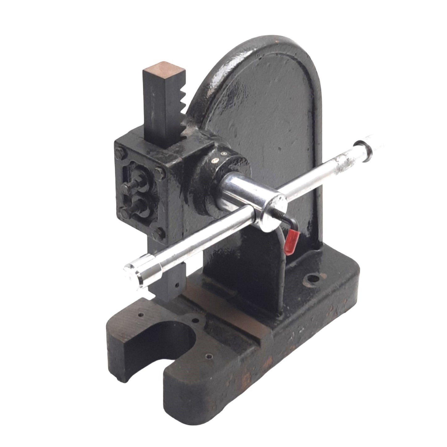 Used Dayton 4Z328A Toothed Pinion Arbor Press, 8in Swing, 1 Ton Capacity, *No Anvil*