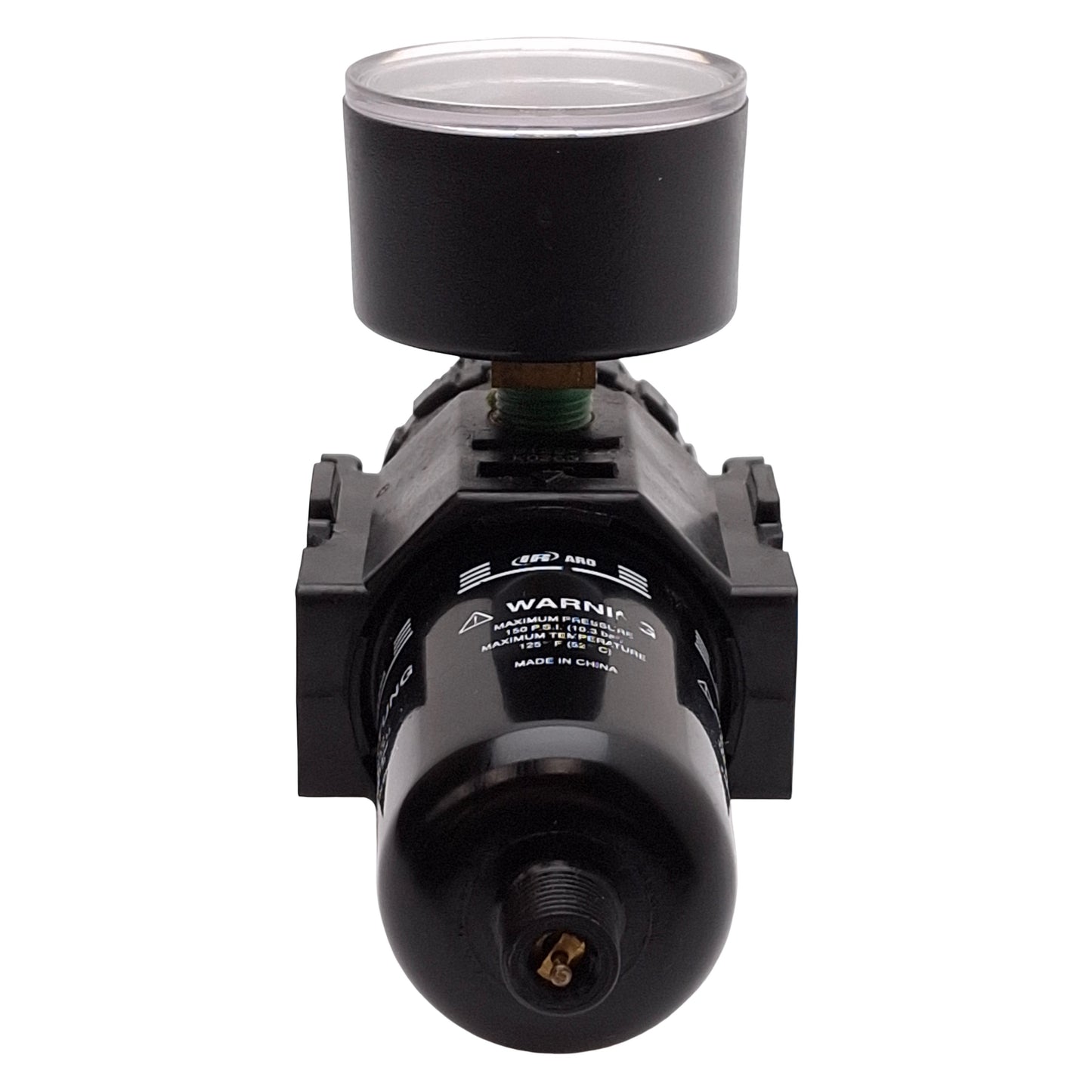 Used Ingersoll Rand P29122-120 Pneumatic Filter Regulator, 20µm, 5-125PSI Set, 1/4NPT