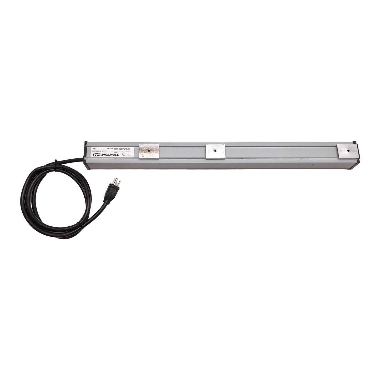 Used Wiremold UL300BC Power Strip, 8-Outlet, 2ft Length, 15A 120VAC 60Hz, NEMA 5-15R