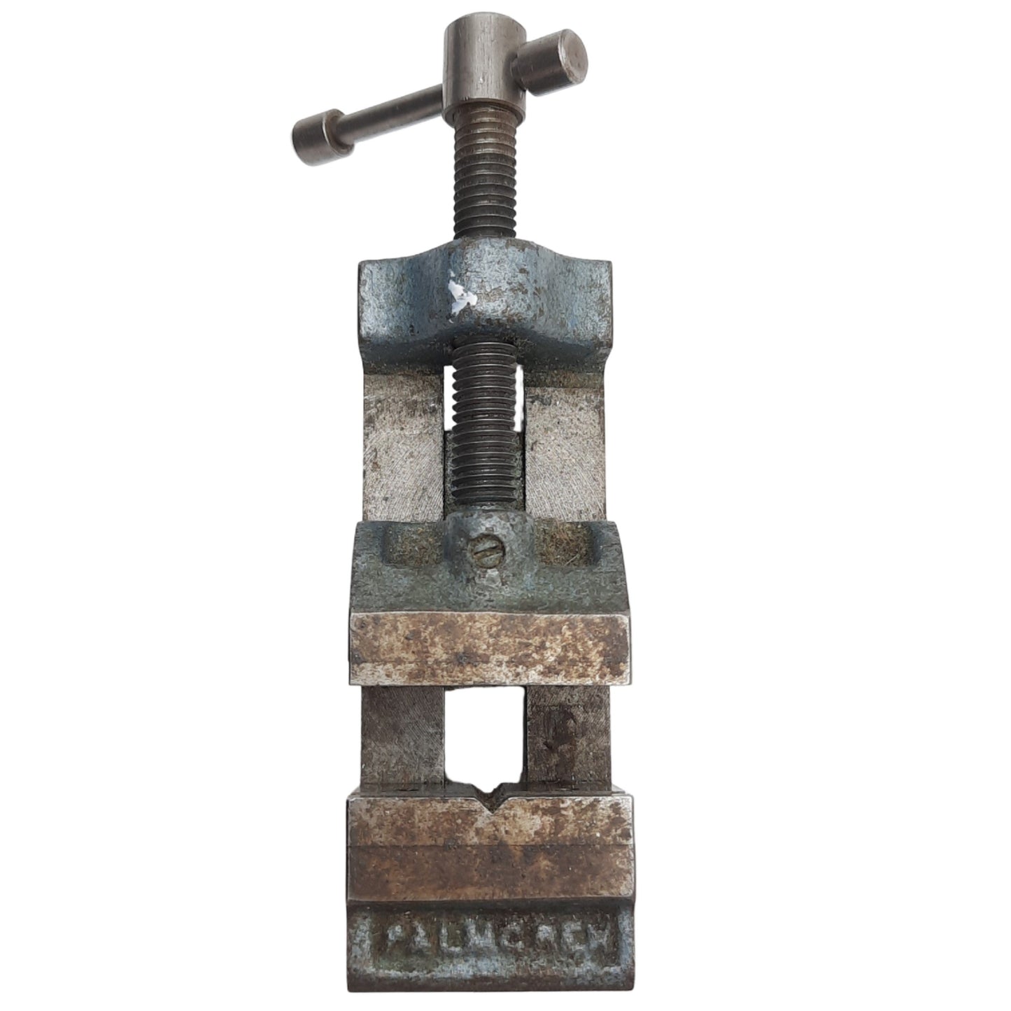 Used Palmgren 9612152 Grooved Drill Press Vise 1-1/2in Jaw Opening, 1-1/2in Jaw Width