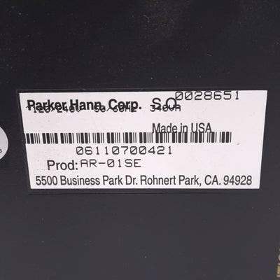 Used Parker AR-01SE Aries Single Axis Servo Drive, 170/340VDC 1A, RS-232, 120/240VAC