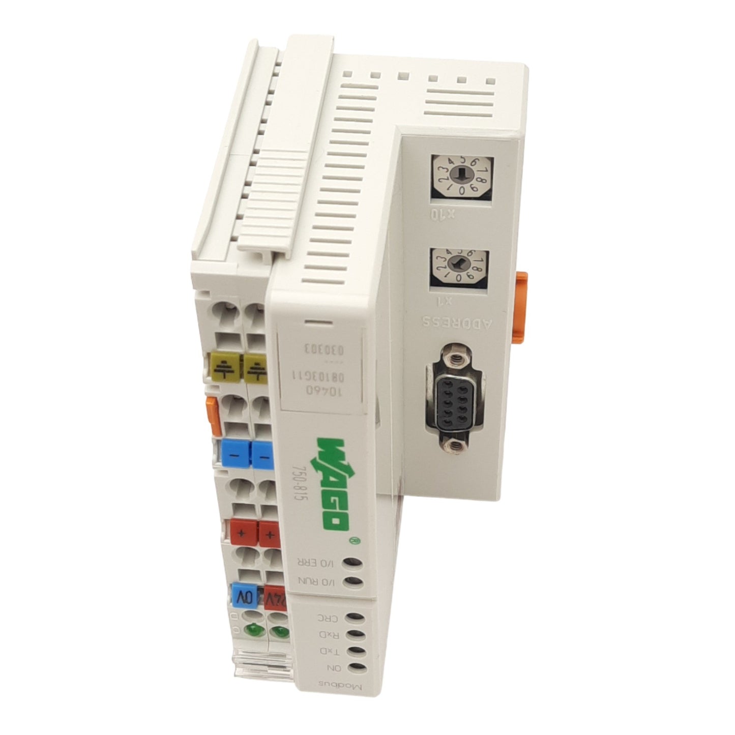 New Wago 750-815 Programmable Controller Modbus, 16-bit, RS485, 115.2kBd, 24VDC
