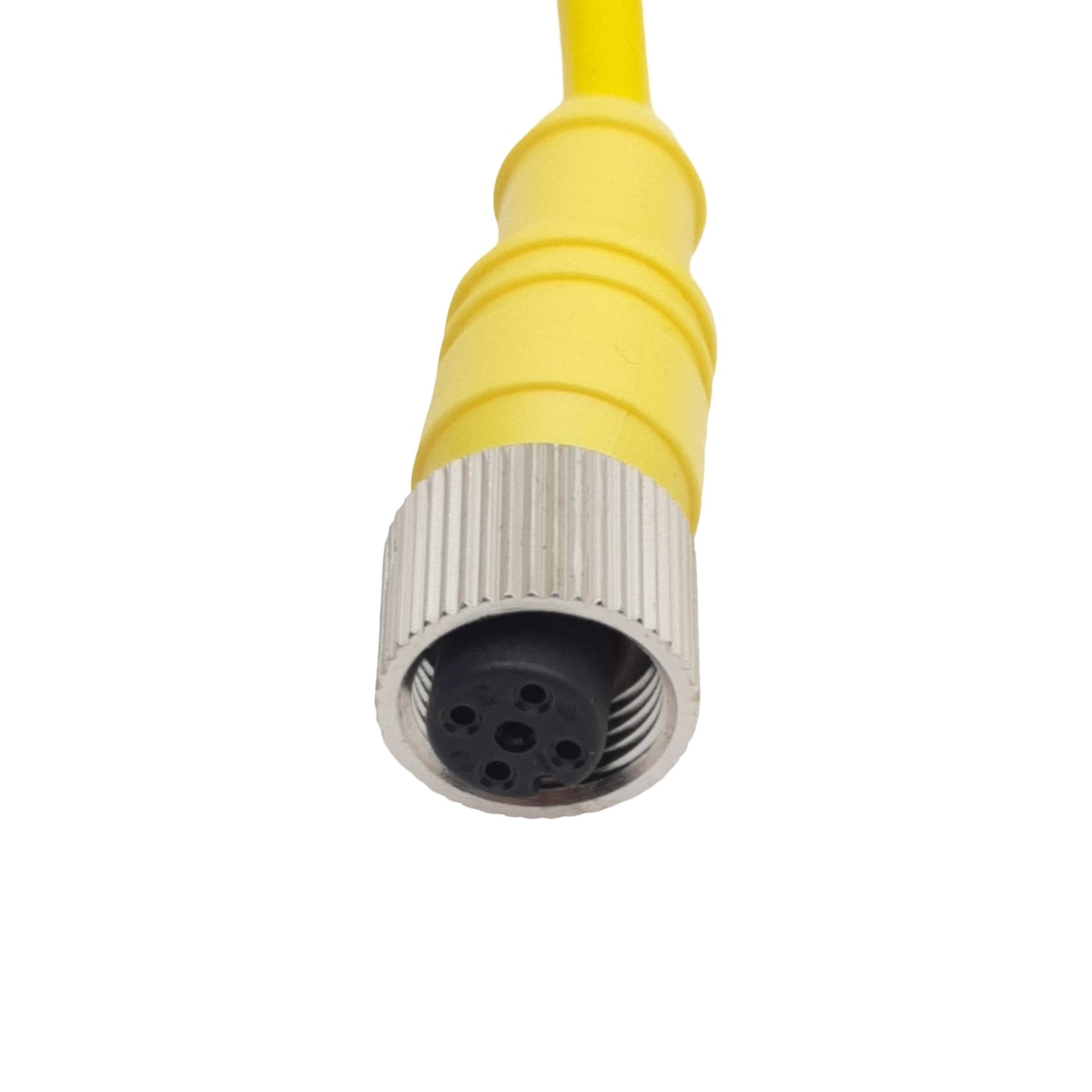 New Mencom MDC-4MFP-5M Cordset, 4-Pin M12 Male to Female, 300VAC/VDC 4A, 5m