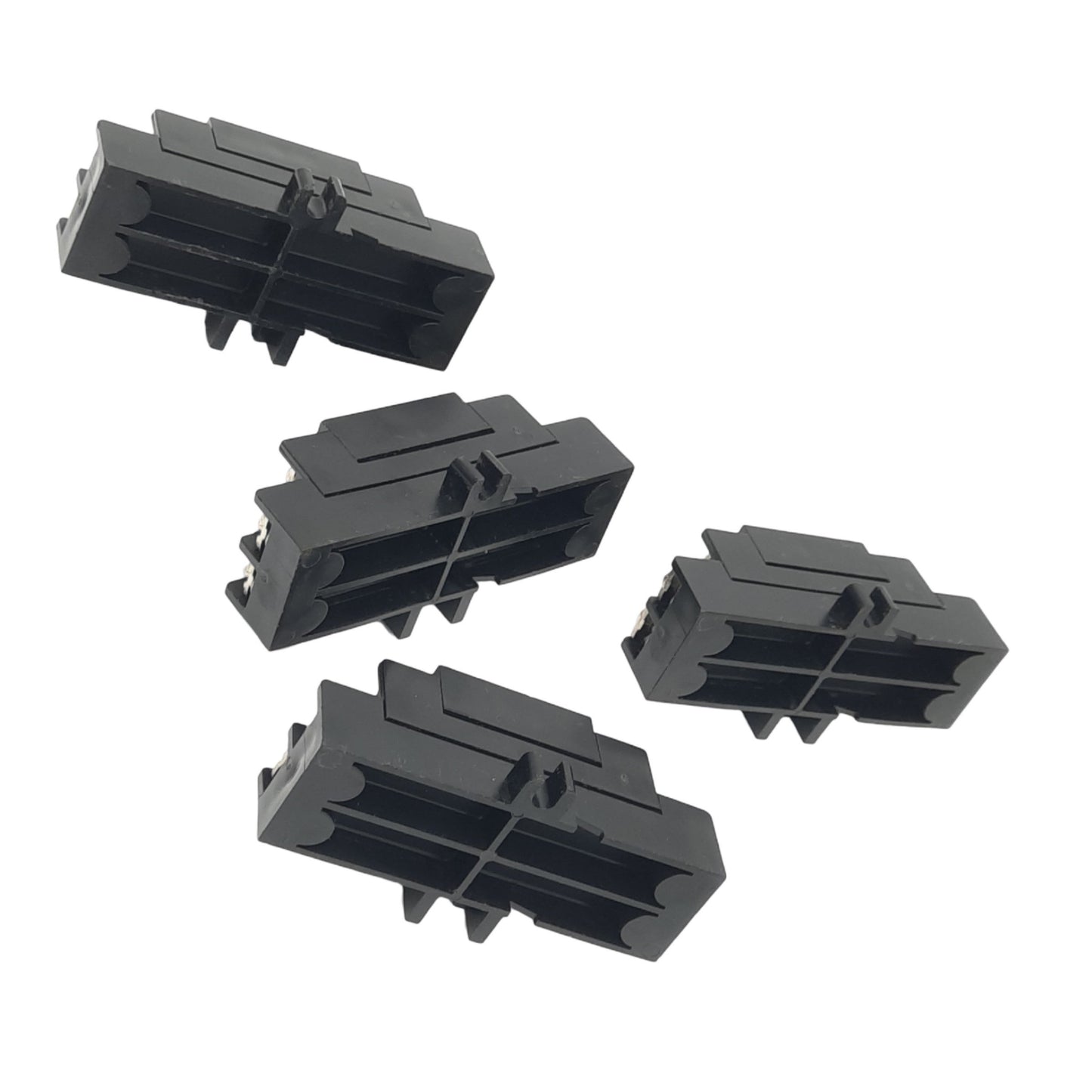 Used Lot of 4 Custom Connector GR108-PC Relay Sockets, 8-Pin Blade, 300V 10A Max