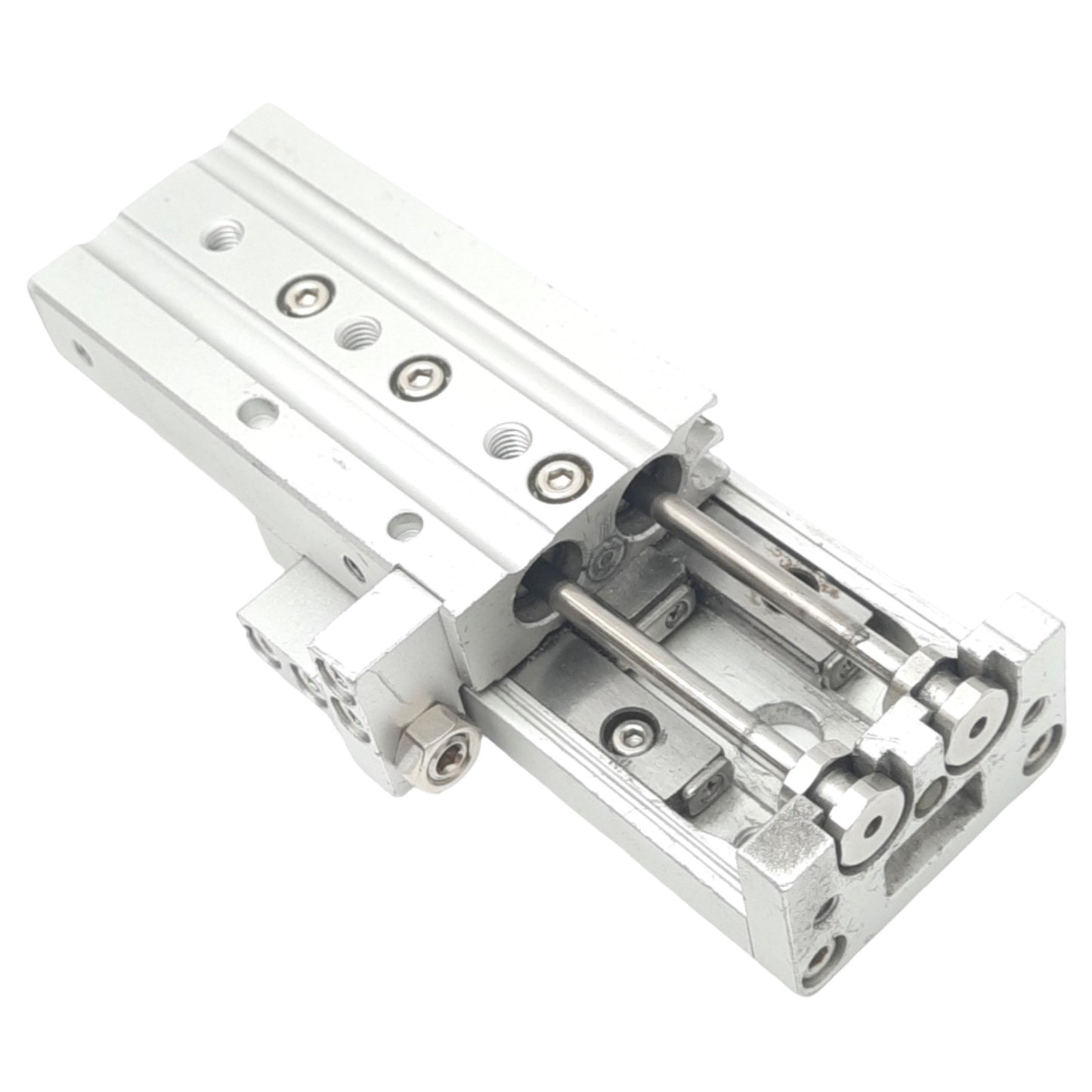 Used SMC MXS6L-30 Pneumatic Slide Table, ø6mm Bore, 30mm Stroke, M3, 0.7 MPa