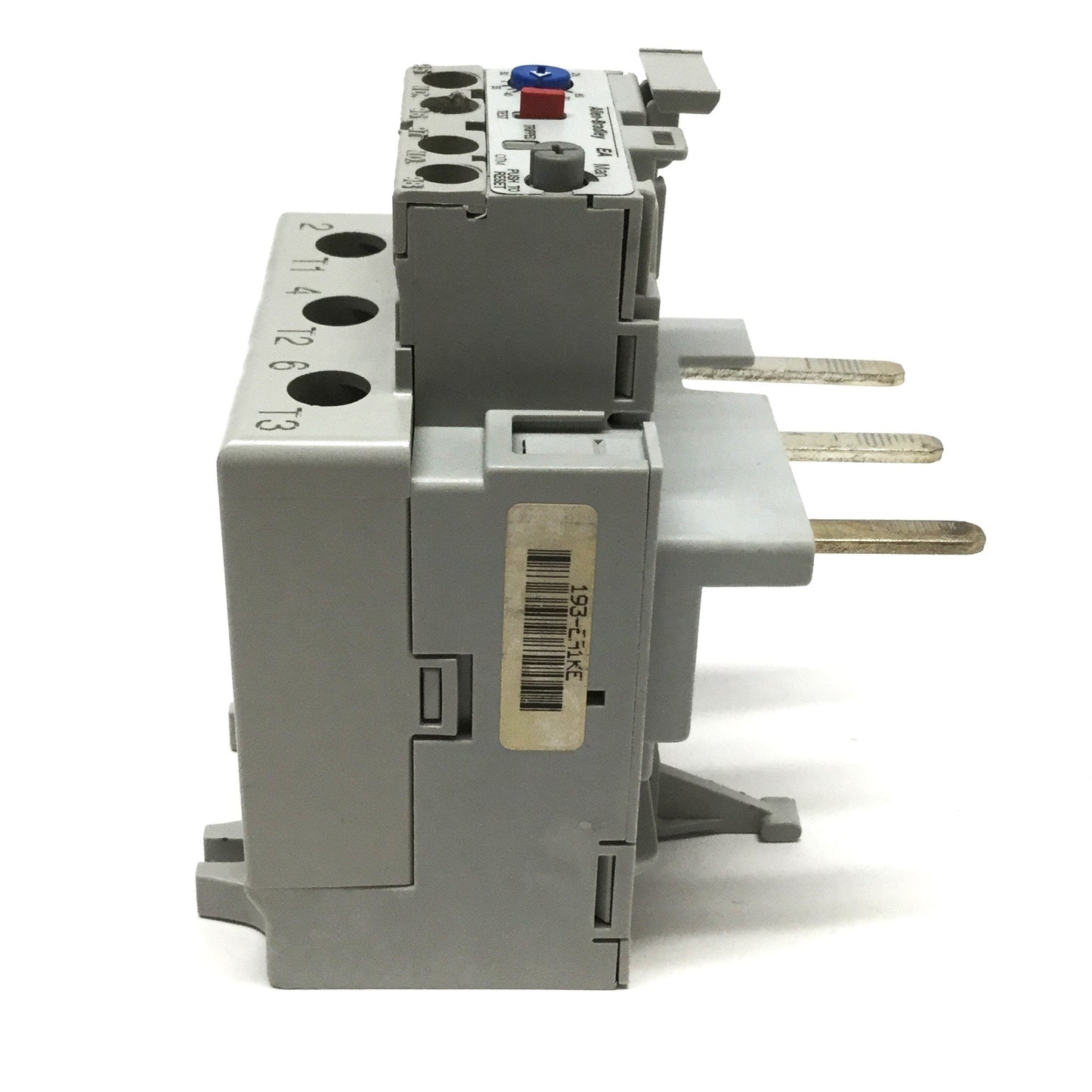 Used Allen Bradley 193-EA1KE Electronic Overload Relay, 26-85A, 3PH 600VAC, Class 10