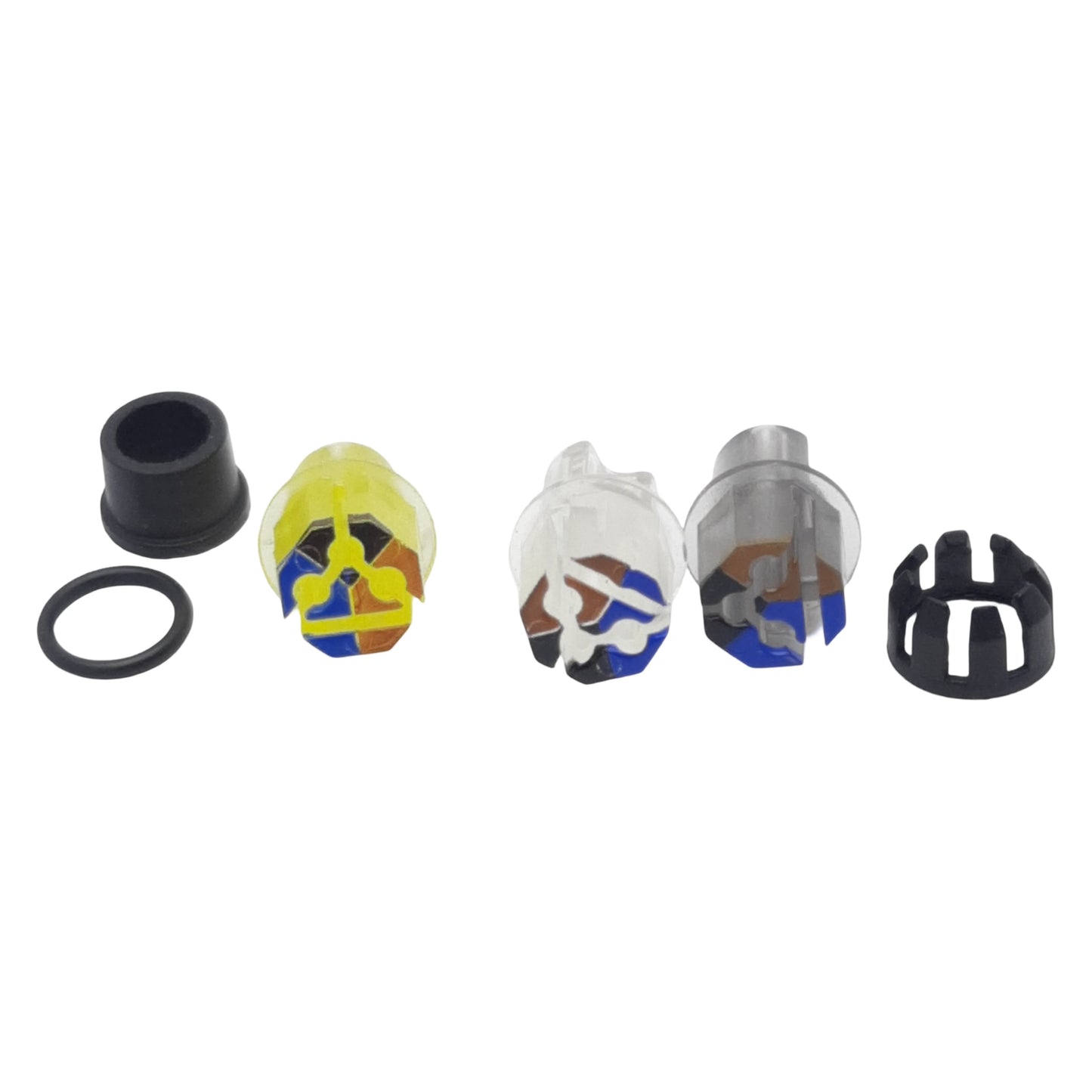 New Lot of 2 Mencom NAN-T-3MP-FW Connector, 3-Pin M8 Male, 60VAC/DC 3A, 4-5mm Range