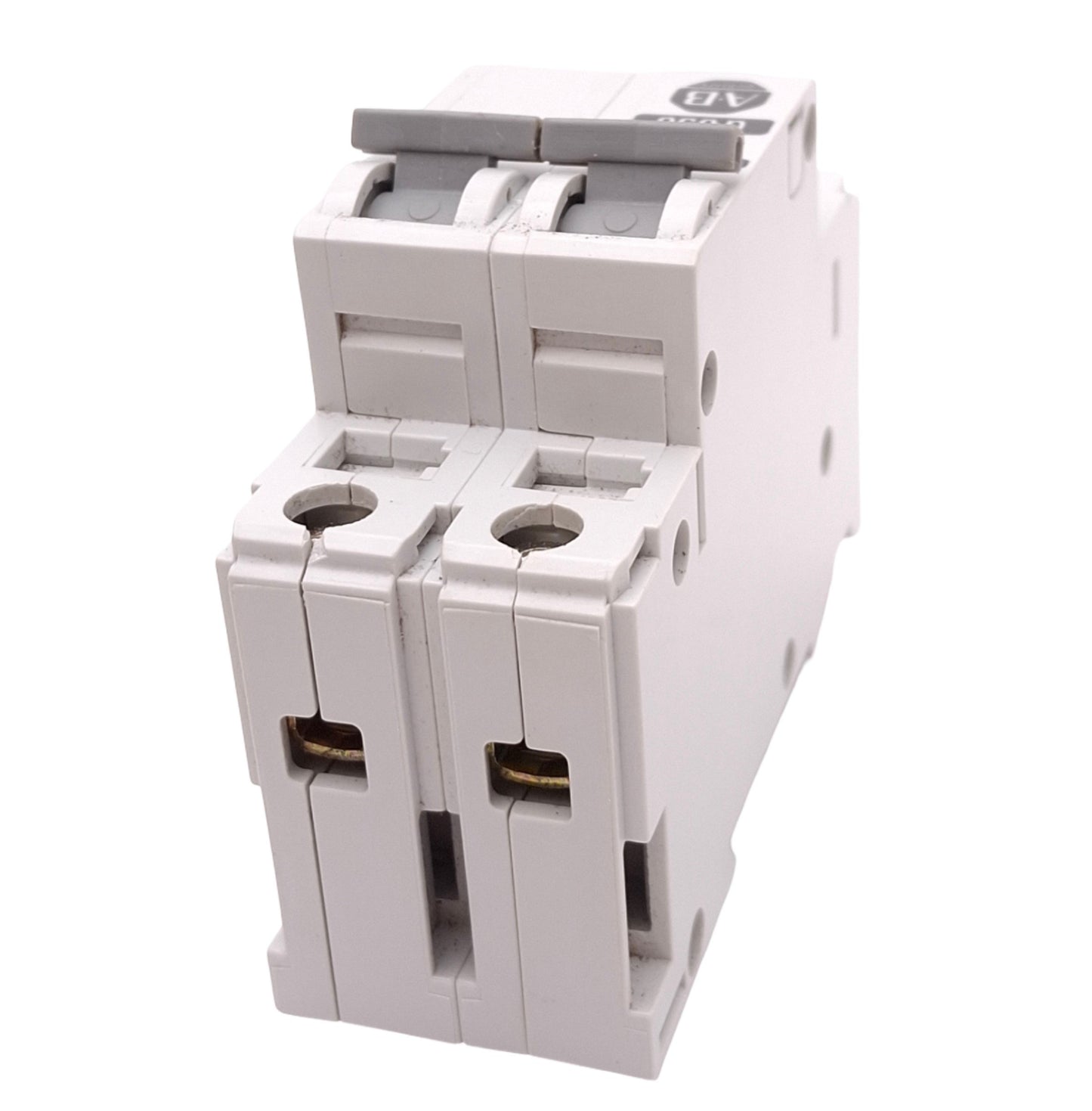 Used Allen Bradley 1492-CB2G050 Circuit Breaker, 2-Pole, 5A, 480VAC/65VDC Max