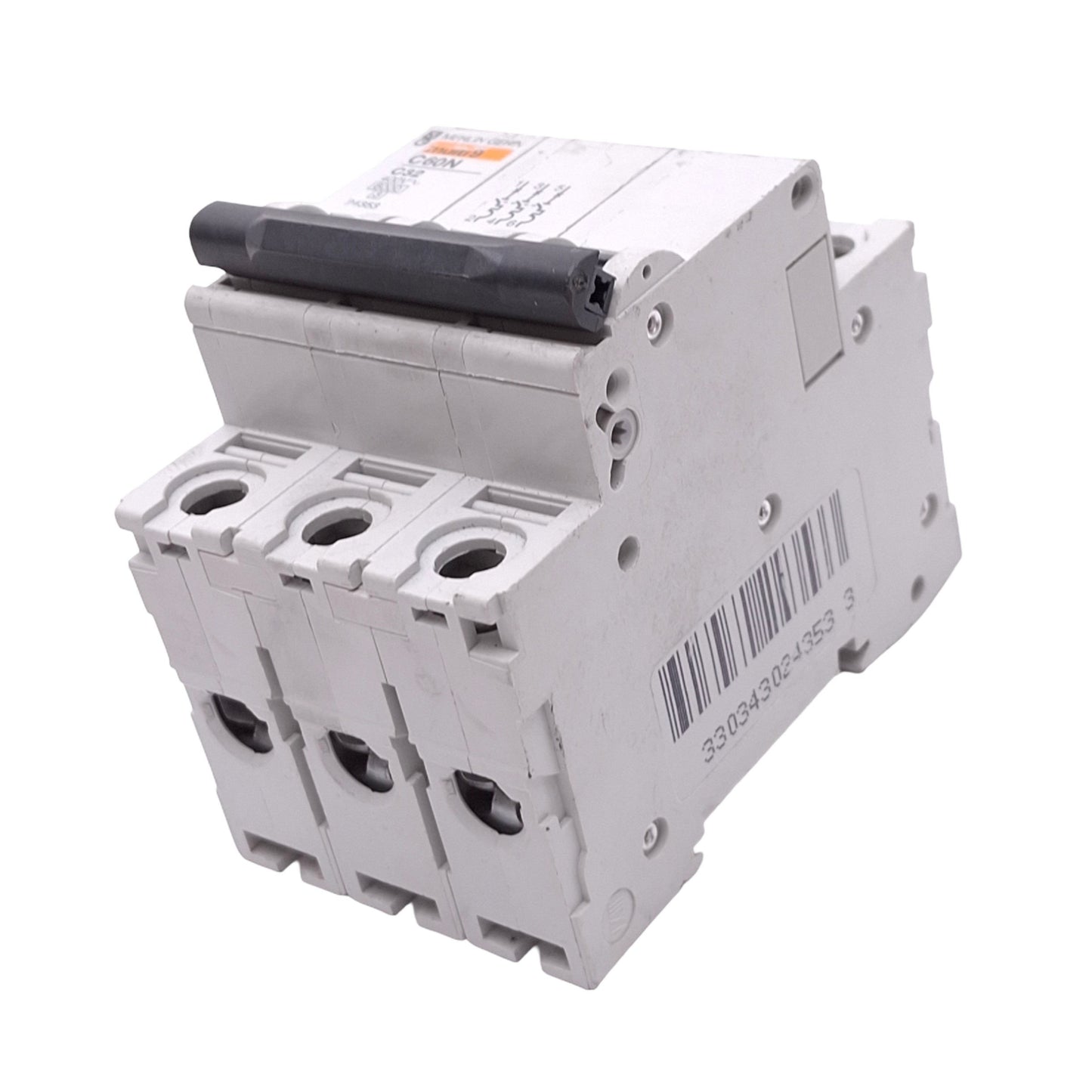 Used Merlin Gerin 24353 C60N-3P-32A-C Circuit Breaker, 3-Pole, 32A, 240VAC Max