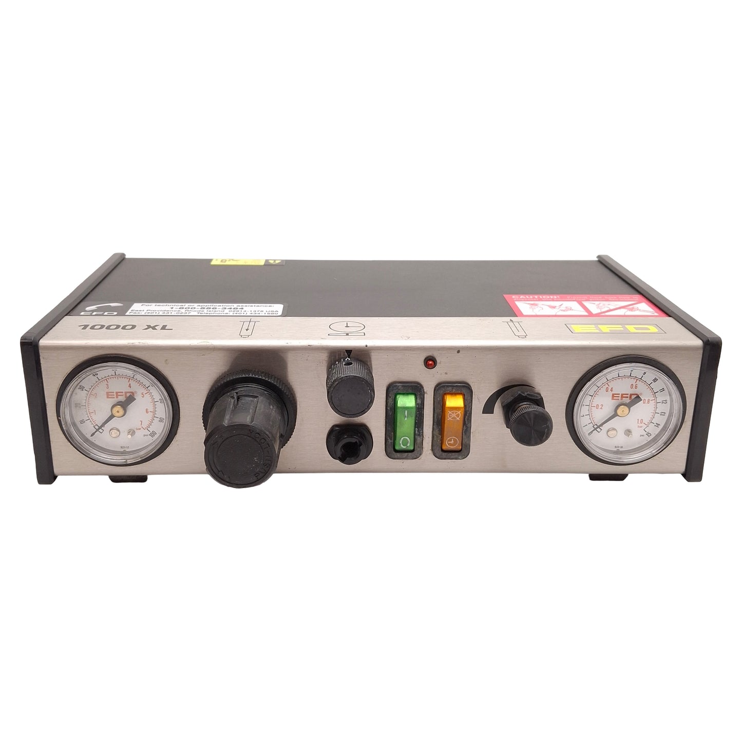 Used EFD 1000XL Electronic Fluid Dispenser 80-100PSI In, 0-100PSI Out, 100/120/220VAC