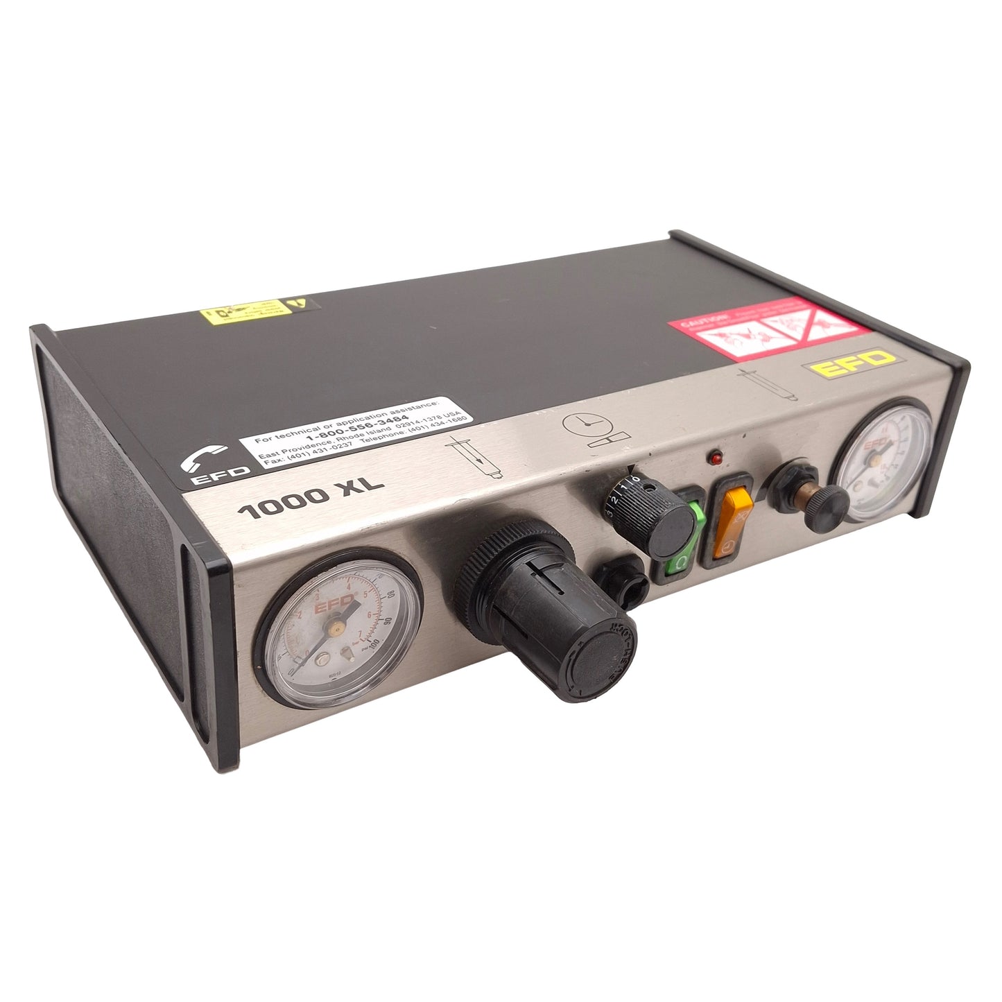 Used EFD 1000XL Electronic Fluid Dispenser 80-100PSI In, 0-100PSI Out, 100/120/220VAC