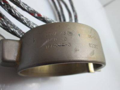 Used Watlow 166249-3 Heating Band 230V, 450W, Hirschmann STAS-3 Power Connector