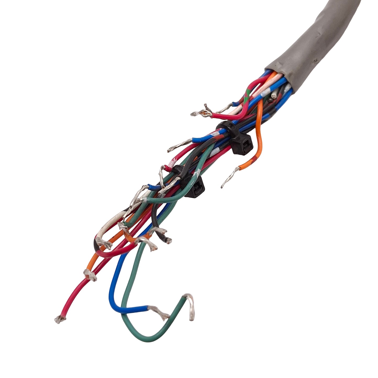 Used Allen Bradley 1492-CABLE25B Prewired Cable For 1746-IB16/IV16/IN16, 20P IDC 2.5m