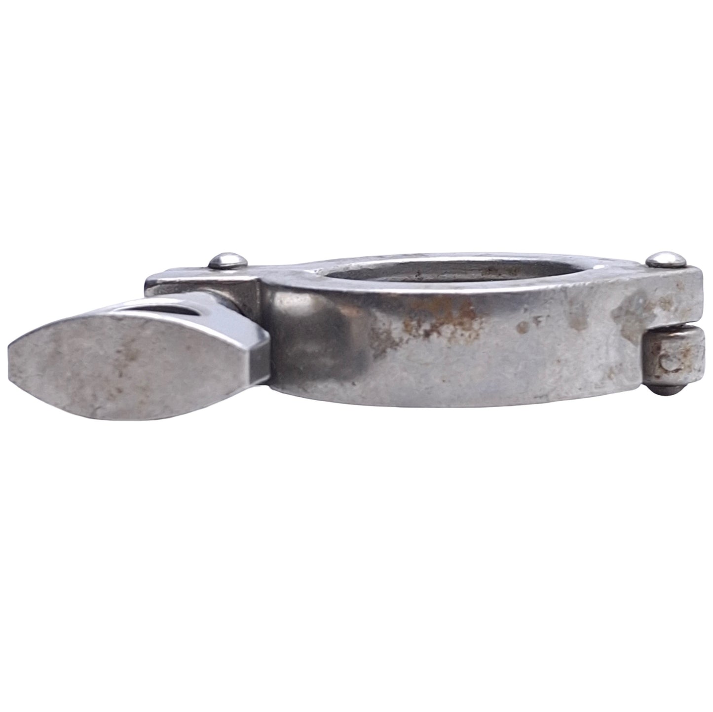 Used Lot of 4 Stainless Steel Tri-Clamp Sanitary Fitting, Size: 1-1/2in