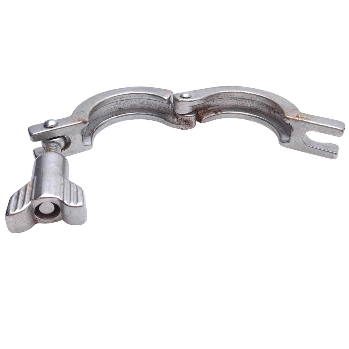Used Lot of 4 Stainless Steel Tri-Clamp Sanitary Fitting, Size: 1-1/2in