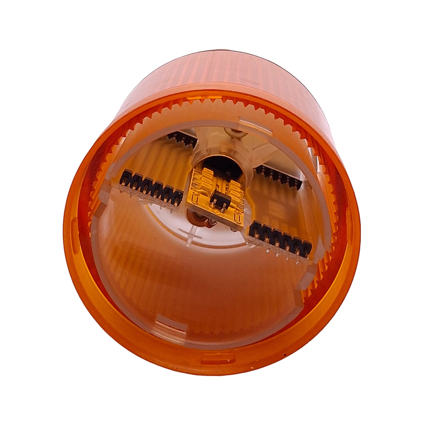 Used Cutler-Hammer E26B9V2 LED Tower Stacklight, Amber, Incandescent, 24VDC Lamp