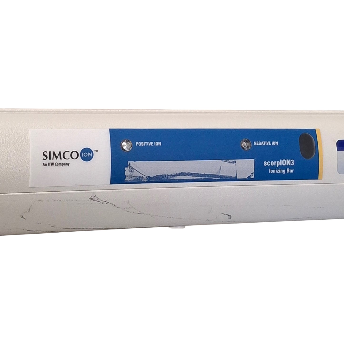 Used Simco 4011552 ScorpION3 Clean Ionizing Bar, 24VDC, 6-Pin RJ-11, RS-485, 84in