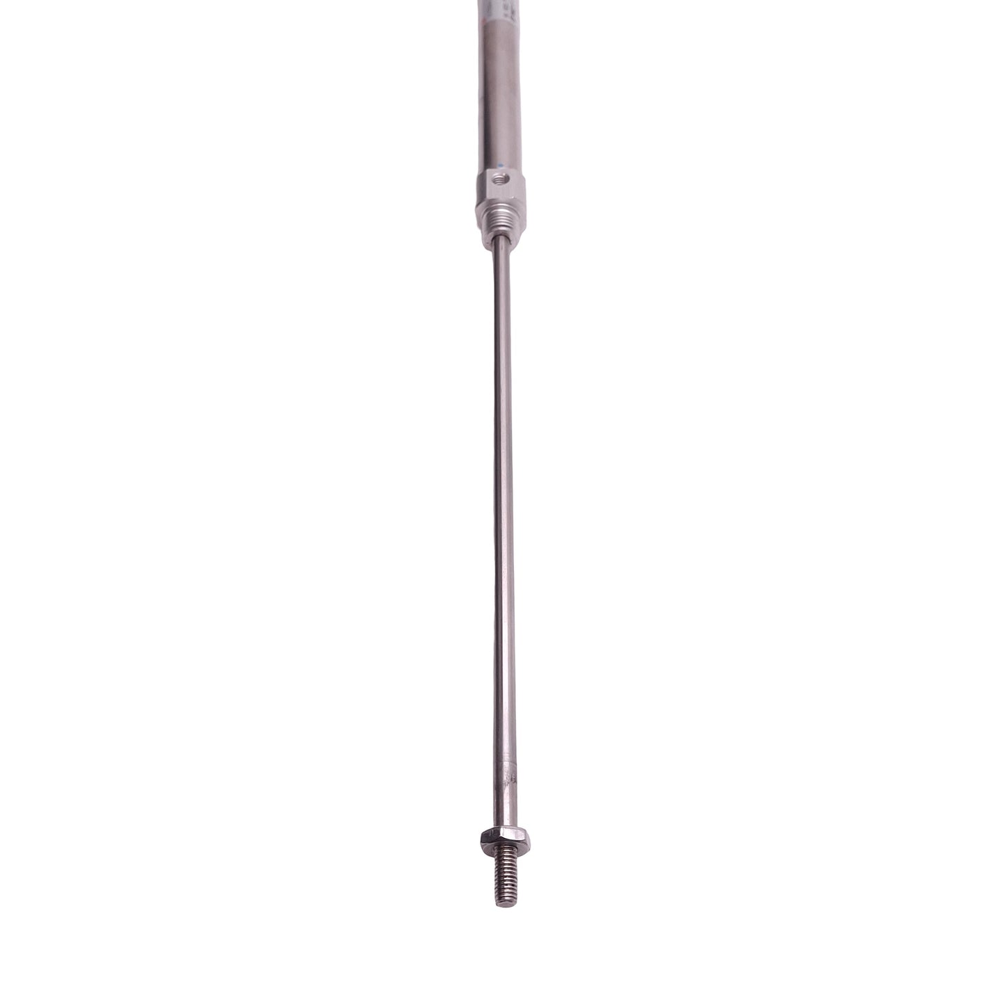 Used SMC NCMB044-0700 Pneumatic Cylinder, ø7/16in Bore, 7in Stroke, #10-32, 250psi