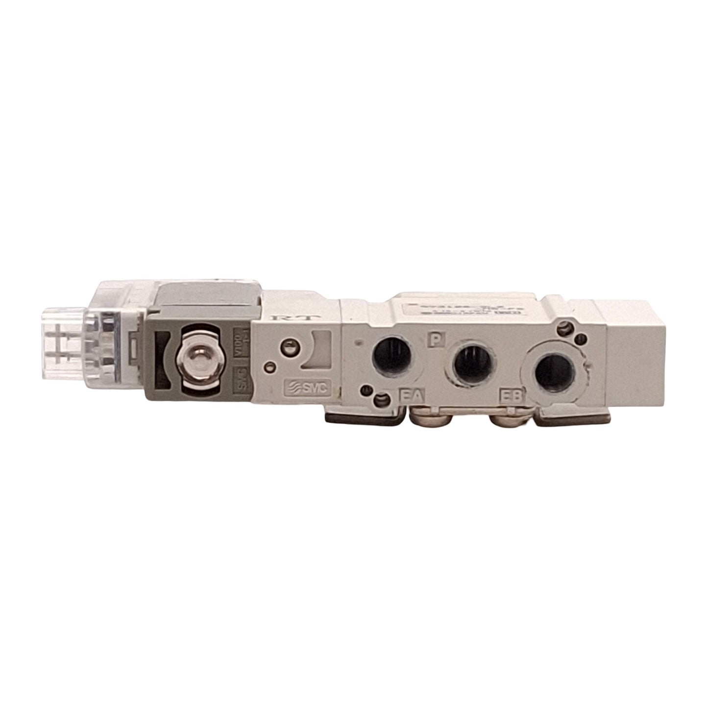 Used SMC SY3120-3LZ-M5-F2 Solenoid Valve, 2-Position Single, 0.7MPa, M5, 110VAC Coil