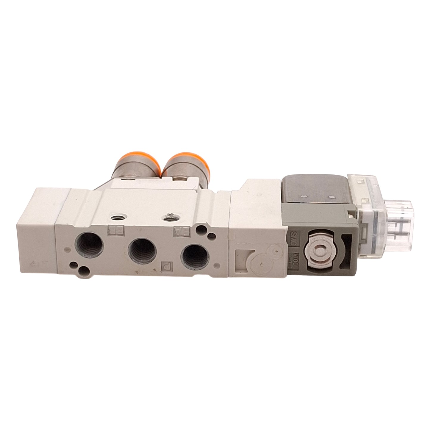 Used SMC SY3120-5LOZ-N7 Solenoid Valve, 2-Pos Single, 0.7MPa, ø1/4" P2C, 24VDC Coil