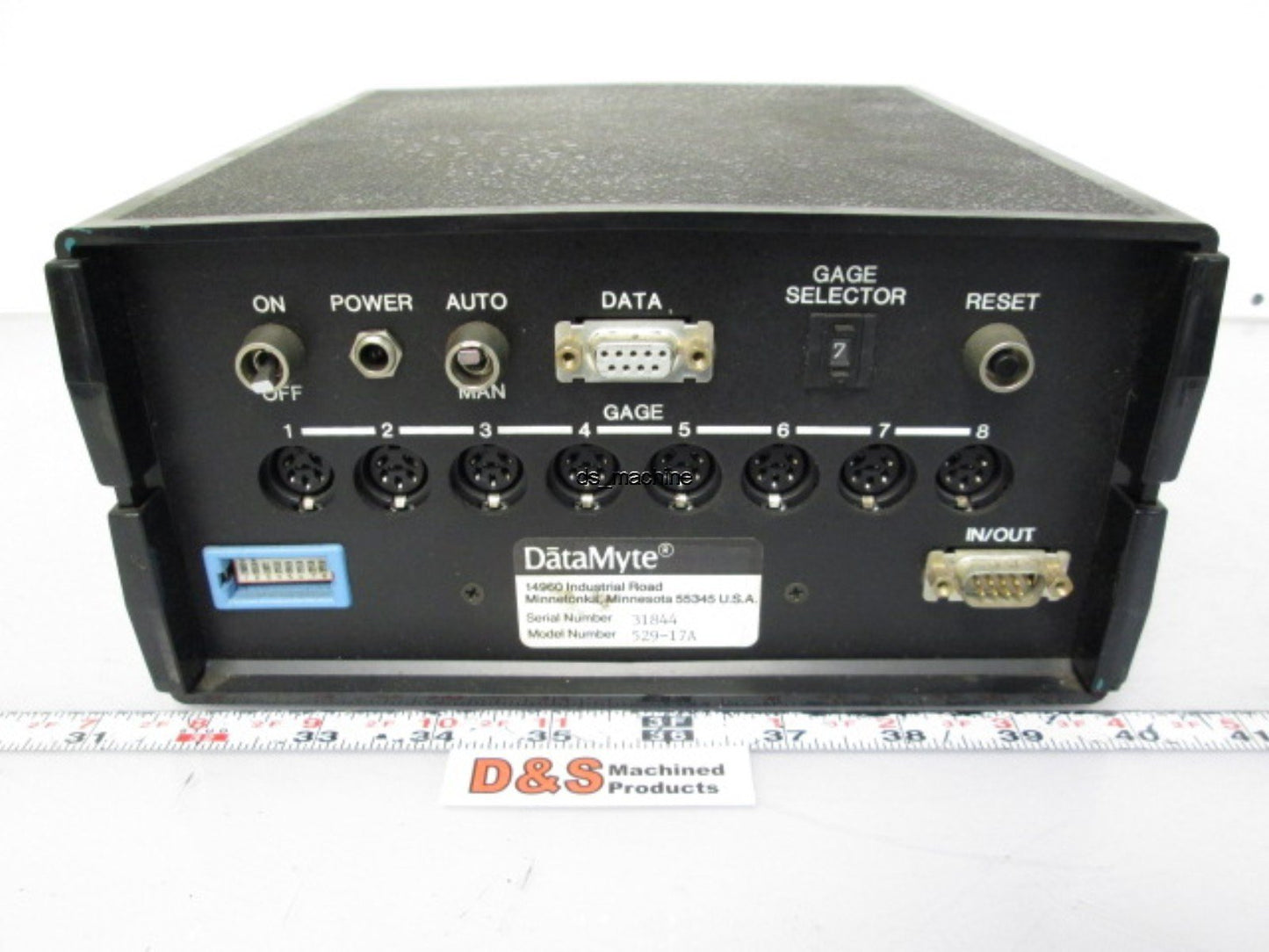 Used DataMyte 529-17-A Digital Multiplexer 8 Channel *NO BATTERY OR CHARGER*