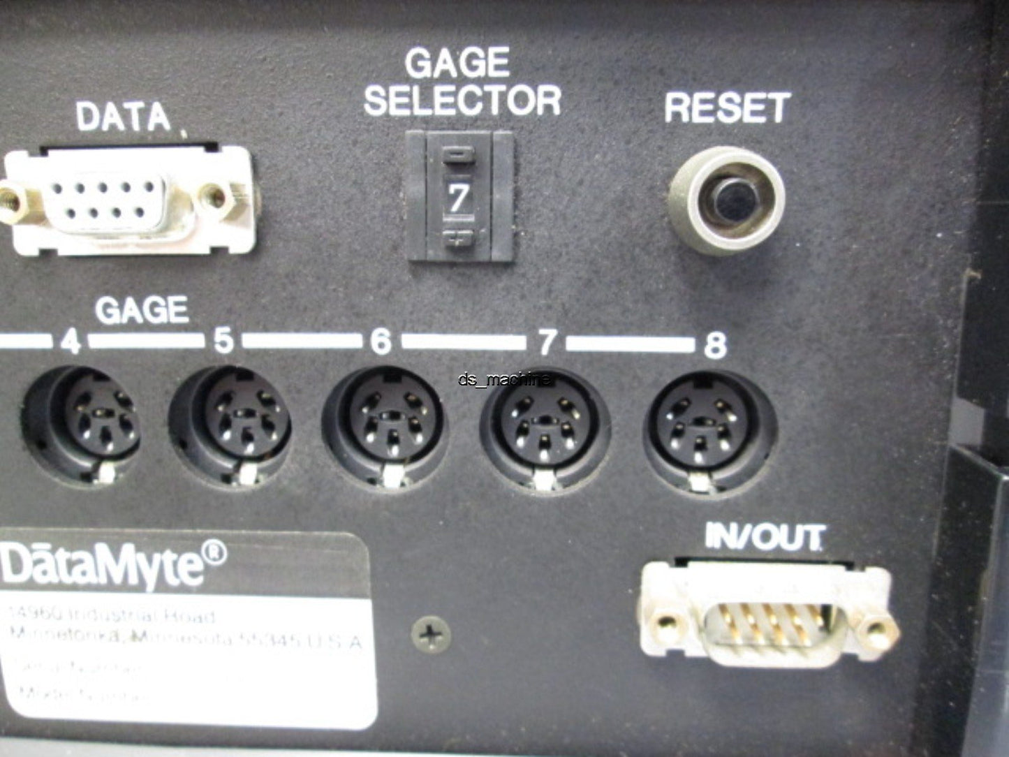 Used DataMyte 529-17-A Digital Multiplexer 8 Channel *NO BATTERY OR CHARGER*