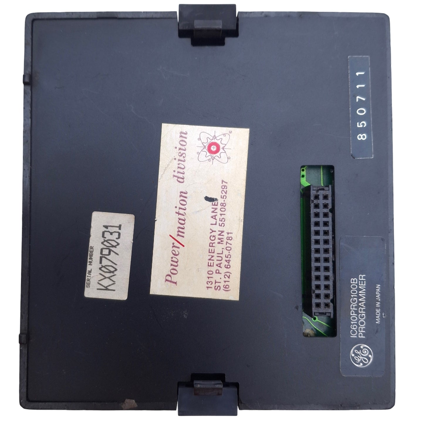 Used GE Fanuc IC610PRG105B Series One Programmable Controller Programmer w/ Keys