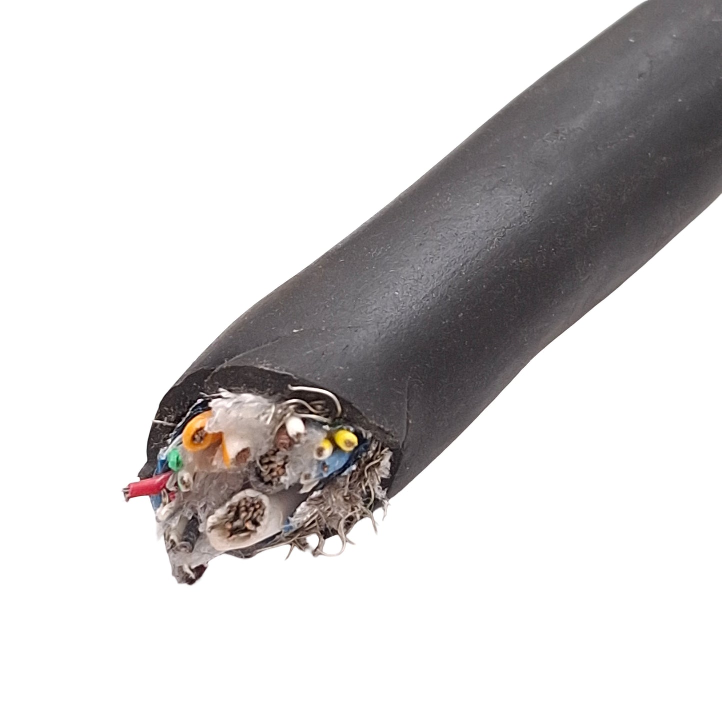 Used Allen Bradley 2090-XXNFMF-S03 Motor Feedback Cable, 17-Pin to Cut End, 6ft