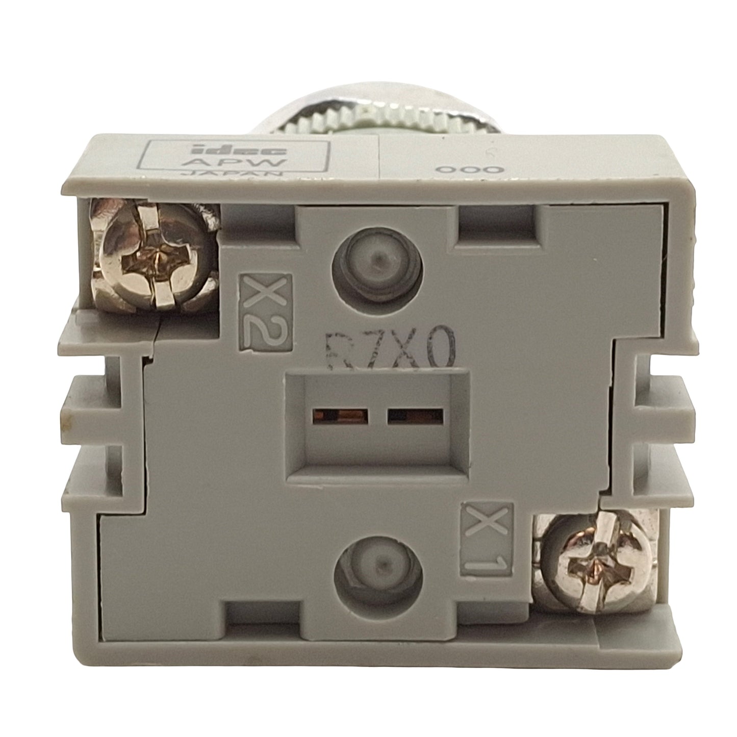 Used Lot of 2 Idec APW-299-G 22mm LED Dome Pilot Lights 24V Green, *No Bulb*