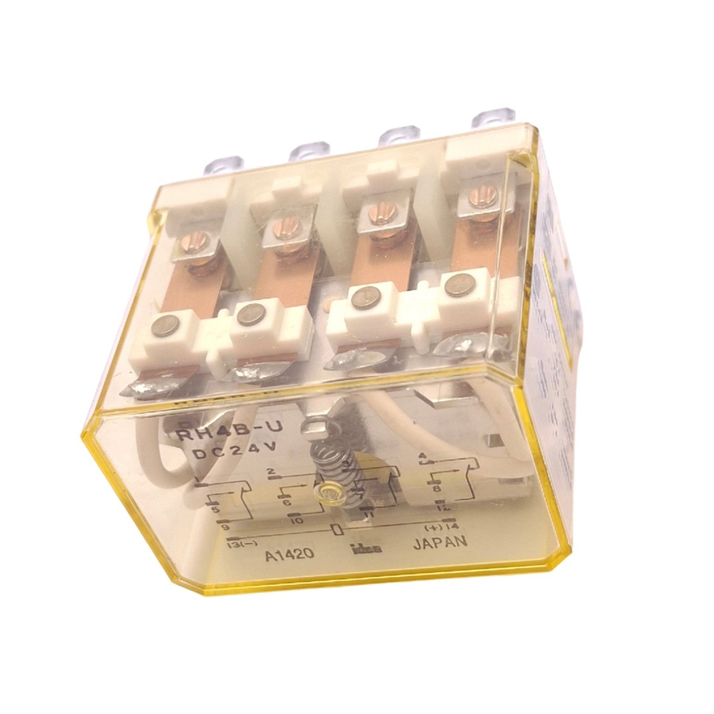 New IDEC RH4B-UDC24V Plug-In Relay, 4PDT, 14-Pin, 240VAC 10A Max, 24VDC Coil