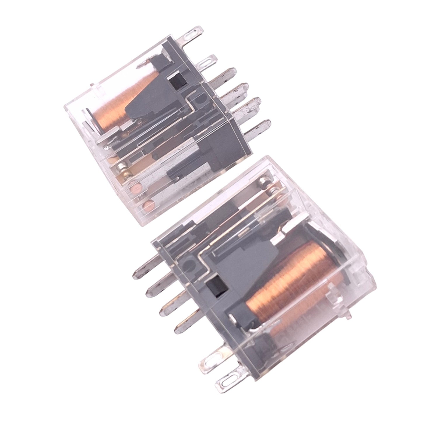 Used Lot of 2 Allen Bradley 700-HK32Z24 GP Slim Line Relays, DPDT, 8-Pin, 24VDC Coil
